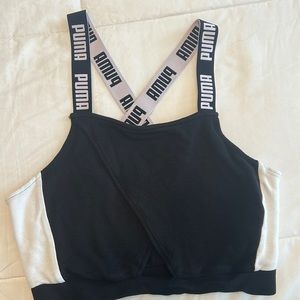 Puma sports top! Never worn! M